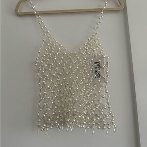 Pearl Overlay Top